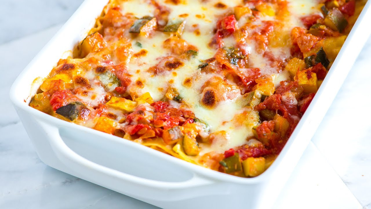 Veggie Lasagna Recipe Simple
 Easy Ve able Lasagna Recipe How to Make Fresh