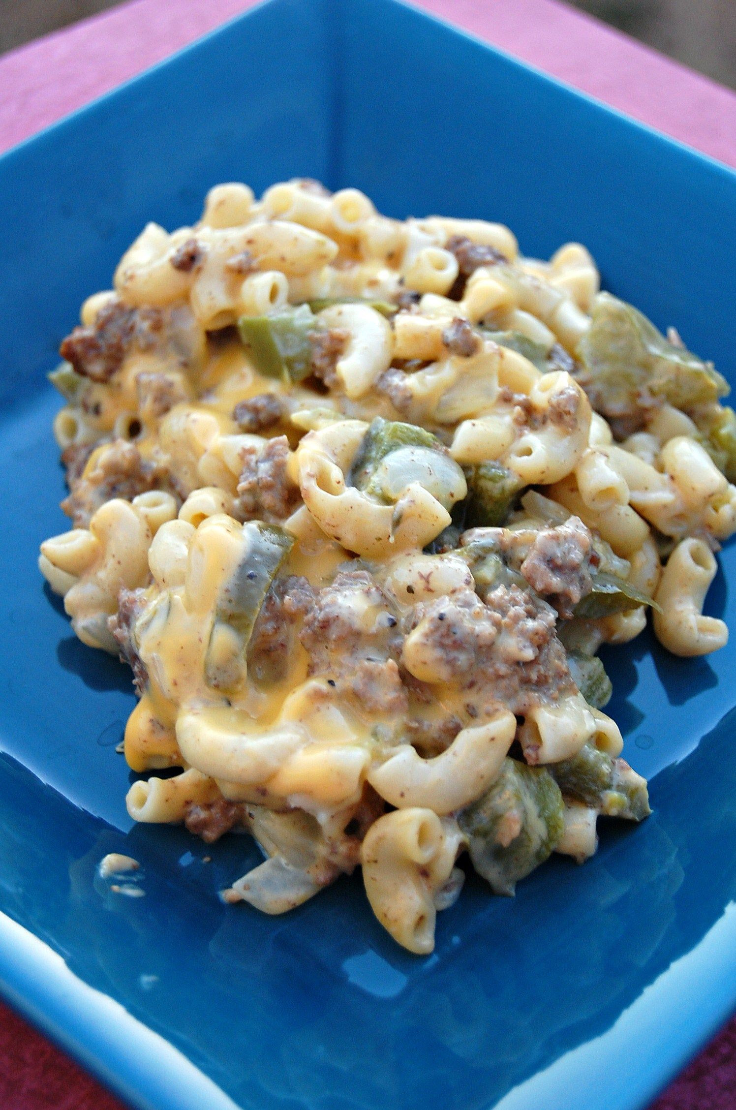 Velveeta Mac And Cheese Recipes With Ground Beef
 Cheesesteak Casserole wonderful easy Velveeta