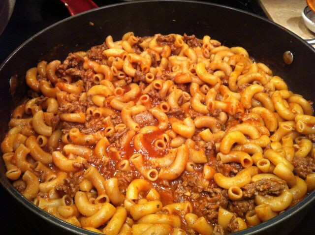 Velveeta Mac And Cheese Recipes With Ground Beef
 Homemade chili Mac 1lb ground beef 1lb elbow macaroni