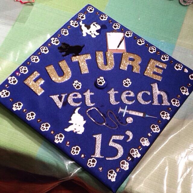 Vet School Graduation Gift Ideas
 Graduation cap Future vet tech