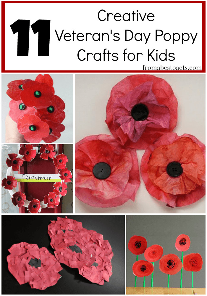 Veterans Day Crafts For Kids
 11 Creative Veteran s Day Poppy Crafts