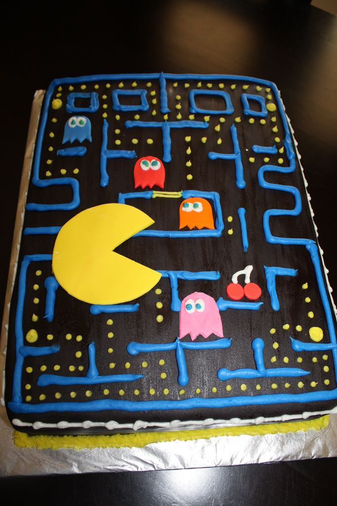 Video Game Birthday Cake
 video game party I like this idea too