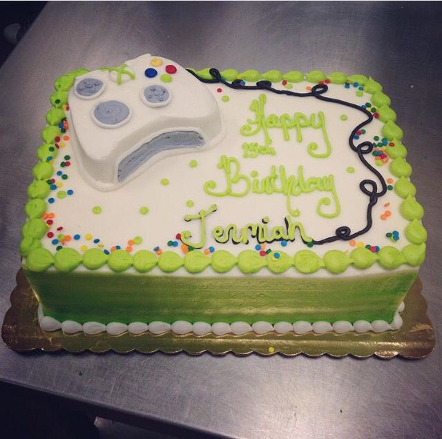 Video Game Birthday Cake
 32 best XBOX CAKE images on Pinterest