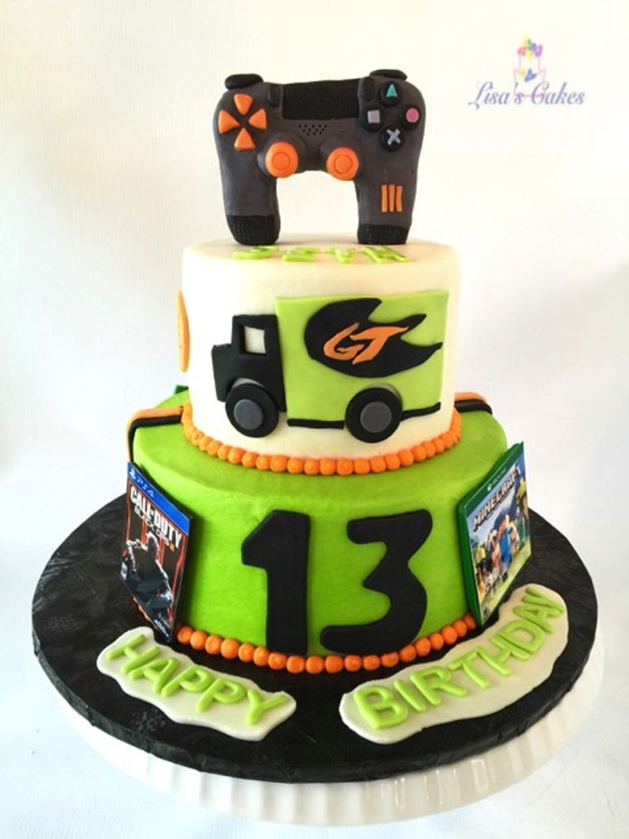 Video Game Birthday Cake
 Game Birthday Cakes