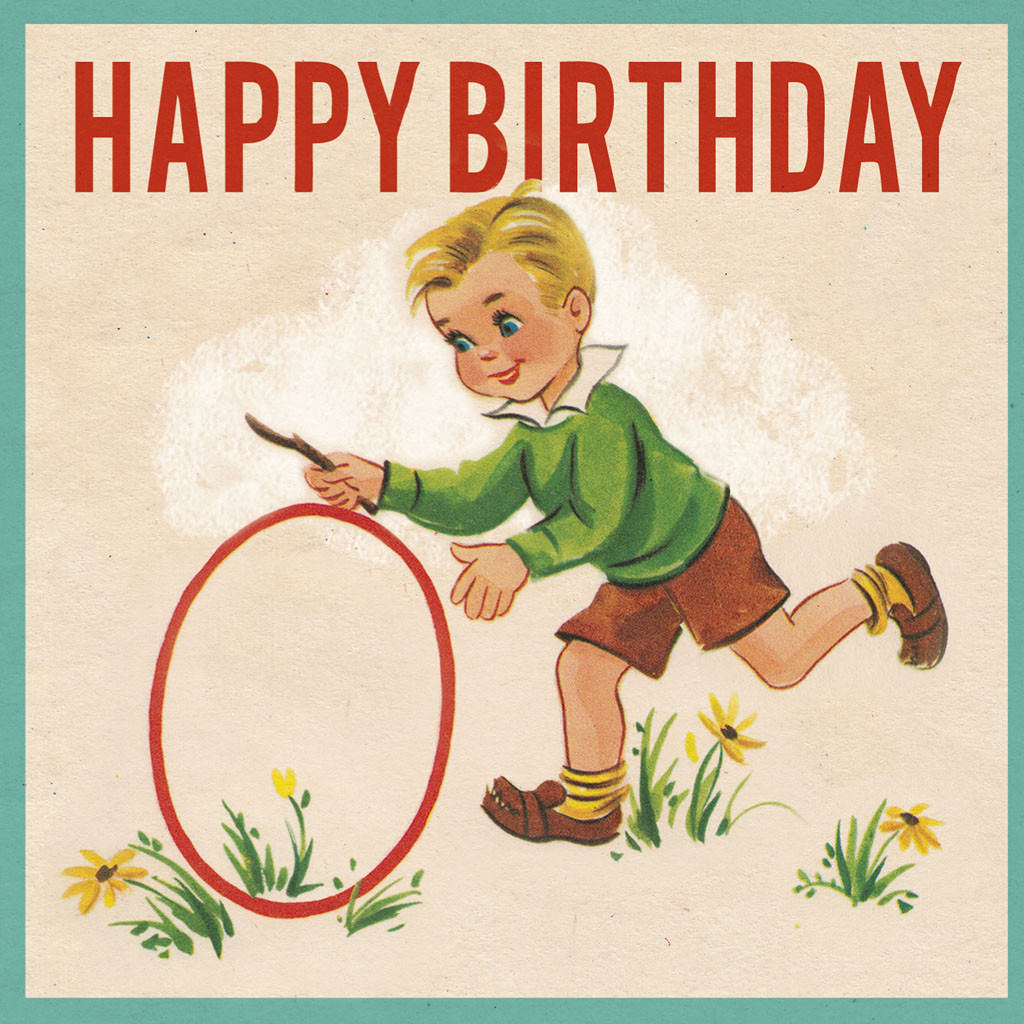 Vintage Birthday Card
 Vintage Boy Birthday Card