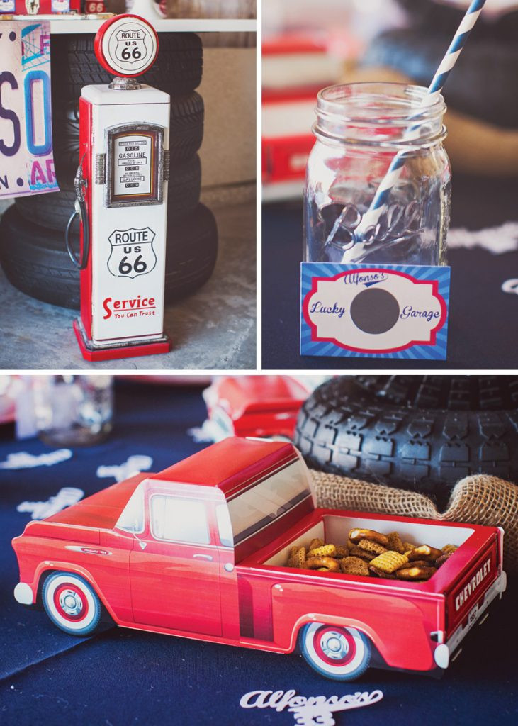 Vintage Birthday Party
 Vintage Garage Inspired Adult Birthday Party Hostess