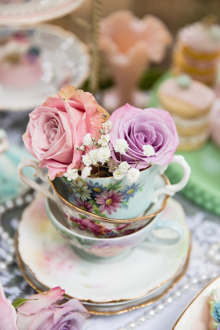 Vintage Tea Party Ideas
 Kara s Party Ideas Vintage Tea Party