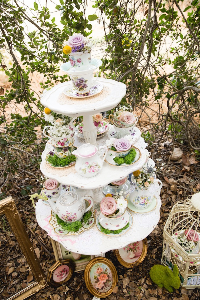 Vintage Tea Party Ideas
 Kara s Party Ideas Vintage Tea Party