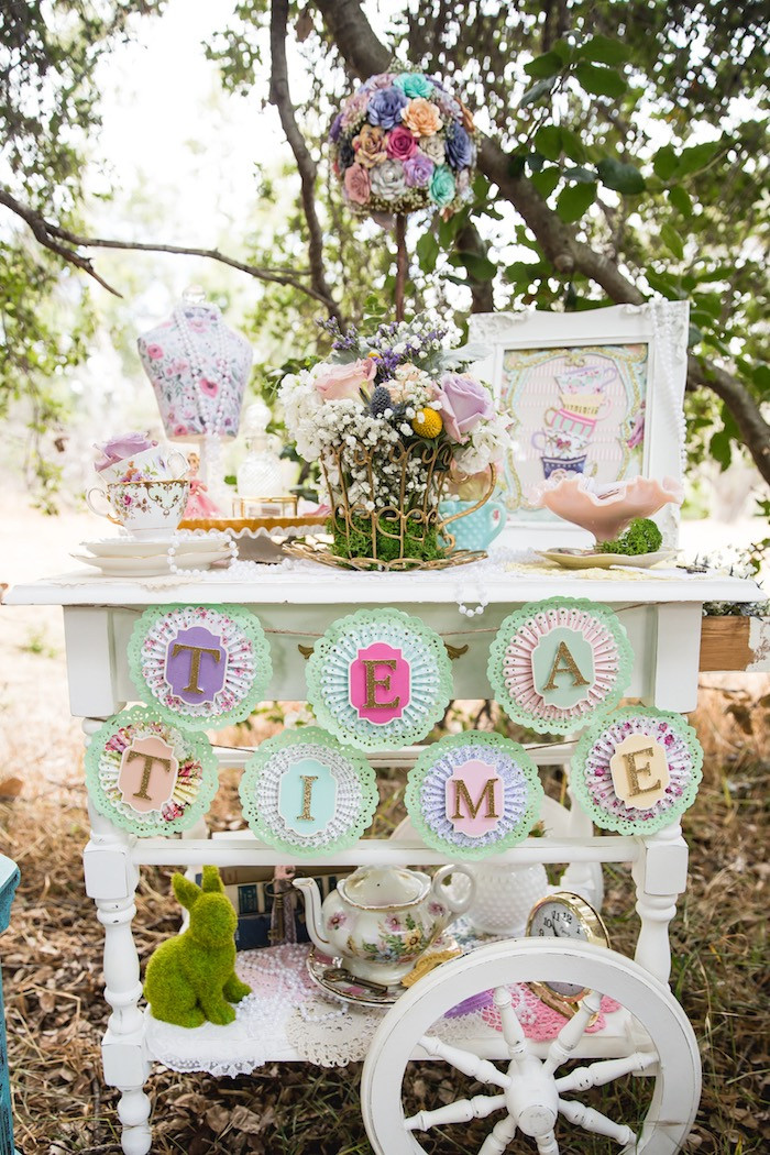 Vintage Tea Party Ideas
 Kara s Party Ideas Vintage Tea Party