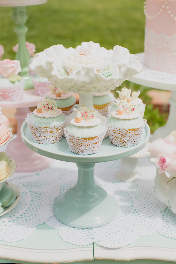 Vintage Tea Party Ideas
 Kara s Party Ideas Pink Vintage Tea Party