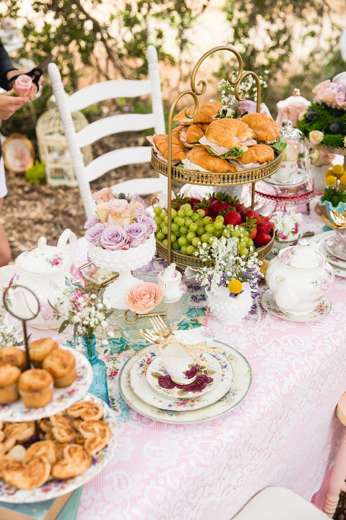 Vintage Tea Party Ideas
 Kara s Party Ideas Vintage Tea Party