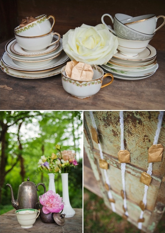 Vintage Tea Party Ideas
 Vintage Tea Party Bridal Shower Ideas