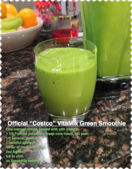 Vitamix Smoothie Recipes For Weight Loss
 The official Costco VitaMix Green Smoothie Heaven in a cup