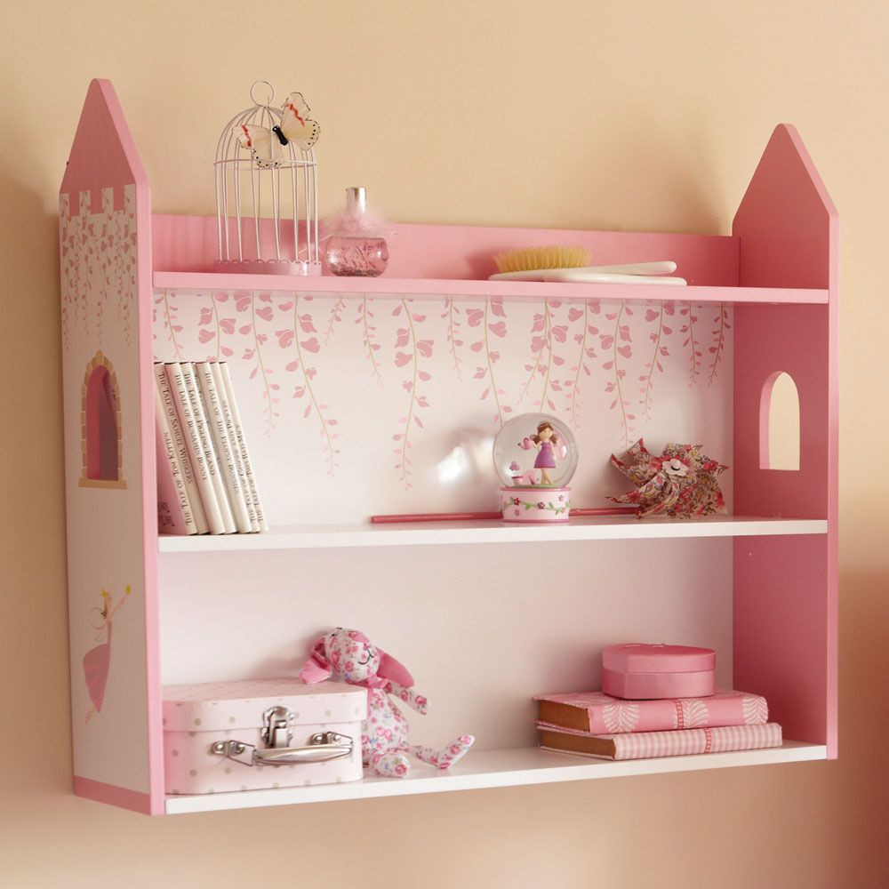 Wall Bookshelf For Kids Room
 Baby girls room