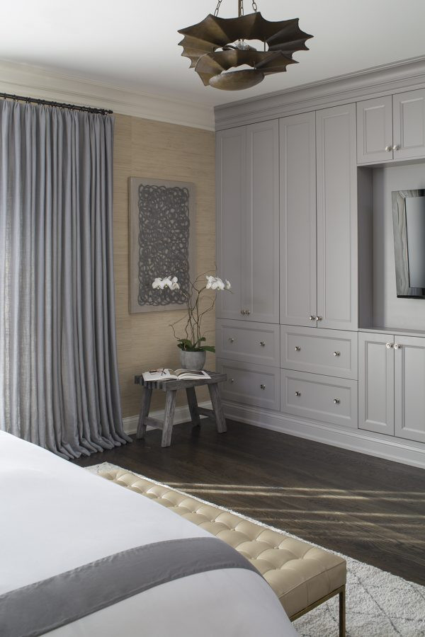 Wall Cabinet For Bedroom
 A Modern Tailored Home by Wendy Labrum