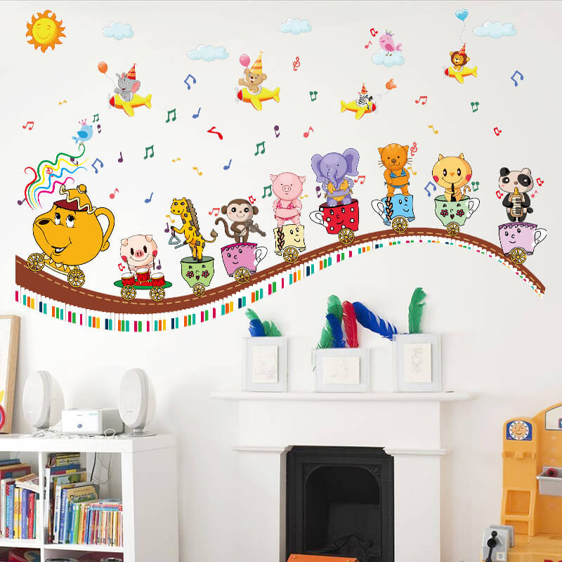 Wall Decor Stickers For Kids
 Kids Train Wall Stickers For Kids Nursery