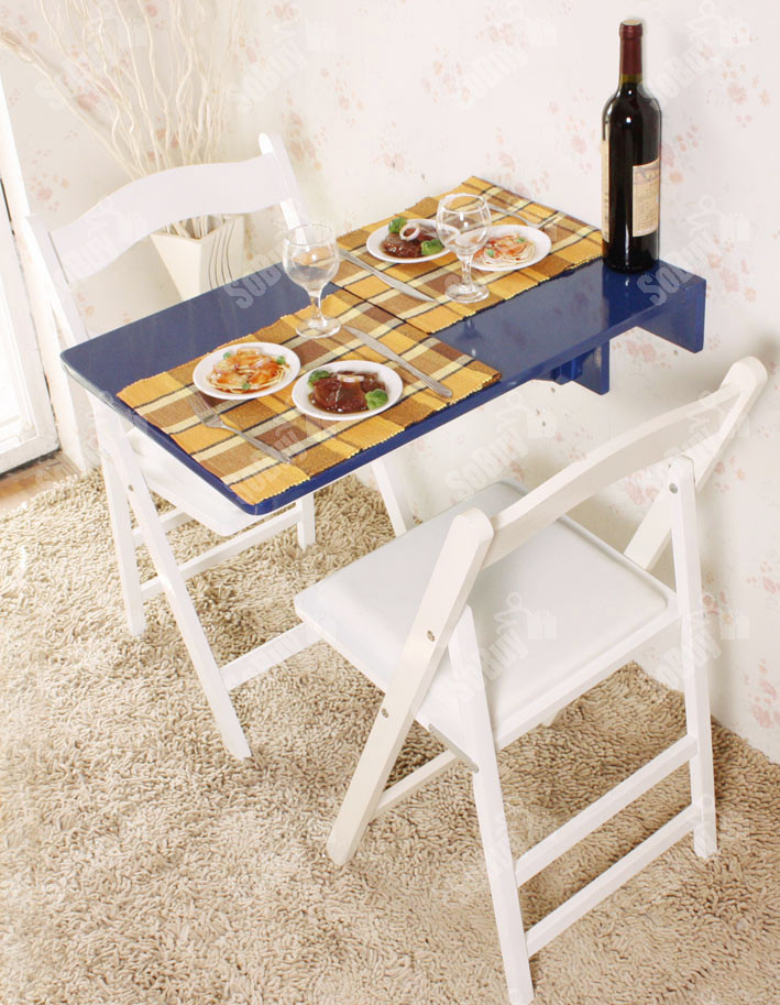 Wall Mounted Folding Kitchen Table
 Wall mounted Drop leaf Table Folding Kitchen Dining Table