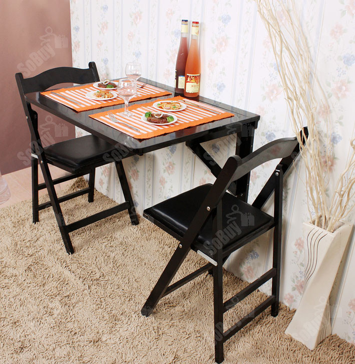 Wall Mounted Folding Kitchen Table
 Wall mounted Drop leaf Table Solid Wood Folding Dining