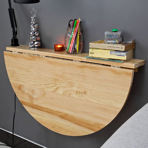 Wall Mounted Folding Kitchen Table
 SoBuy Wood Wall mounted Drop leaf Table Balcony table