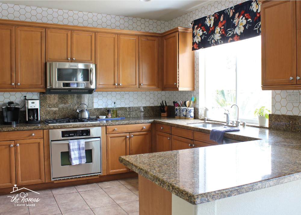 Wallpaper Backsplash In Kitchen
 How to Wallpaper a Backsplash