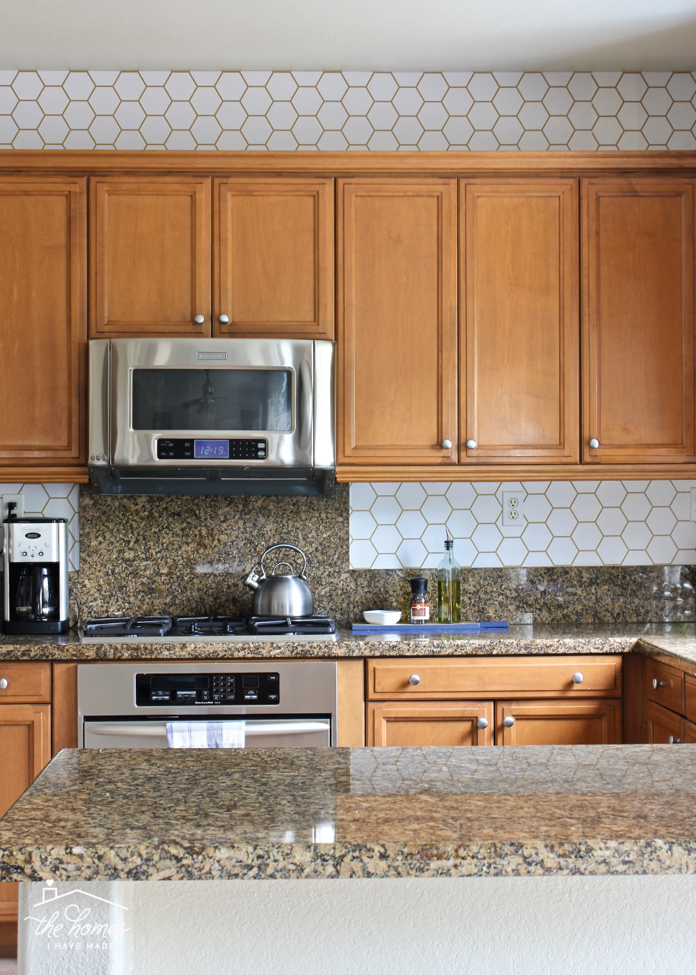 Wallpaper Backsplash In Kitchen
 How to Wallpaper a Backsplash