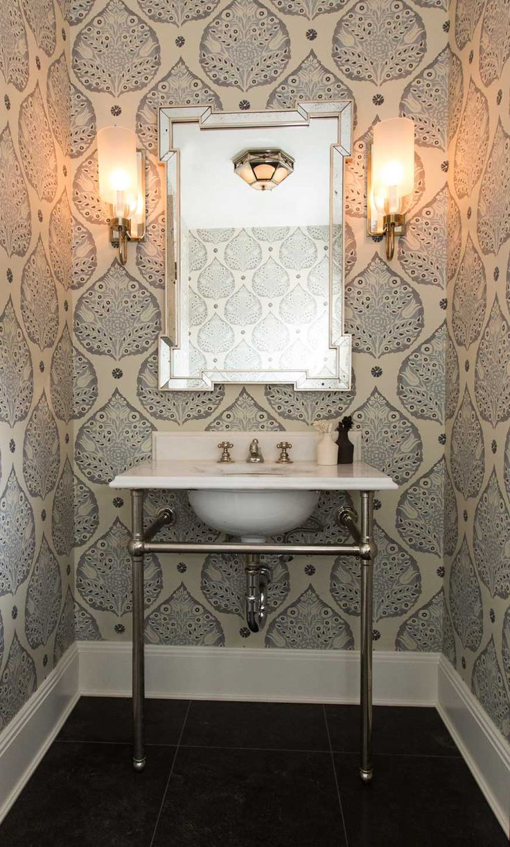 Wallpaper Bathroom Ideas
 30 Gorgeous Wallpapered Bathrooms