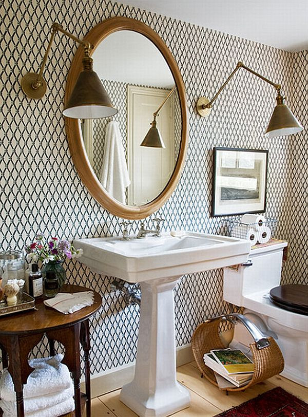 Wallpaper Bathroom Ideas
 How to add elegance to a bathroom with wallpapers