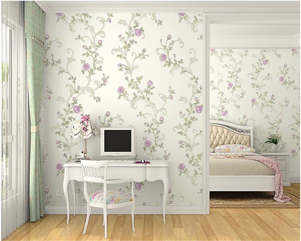 Wallpaper Designs For Living Room
 Korean Pattern Floral Design Wallpaper