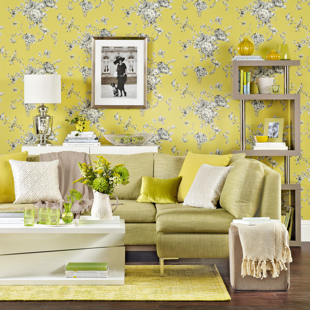 Wallpaper Designs For Living Room
 21 Living room wallpaper ideas – Wallpaper to transform