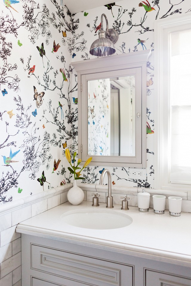 Wallpaper In Bathroom
 30 Gorgeous Wallpapered Bathrooms