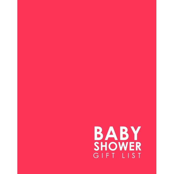 Walmart Baby Gift Registry List
 Baby Shower Gift List Baby Shower Gift Record Gift Log