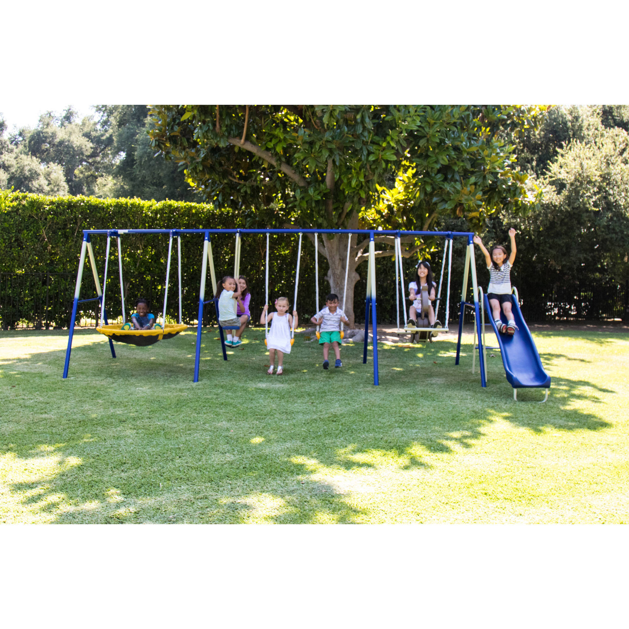 Walmart Backyard Discovery Swing Set
 Backyard Discovery Dillon Wooden Swing Set Walmart