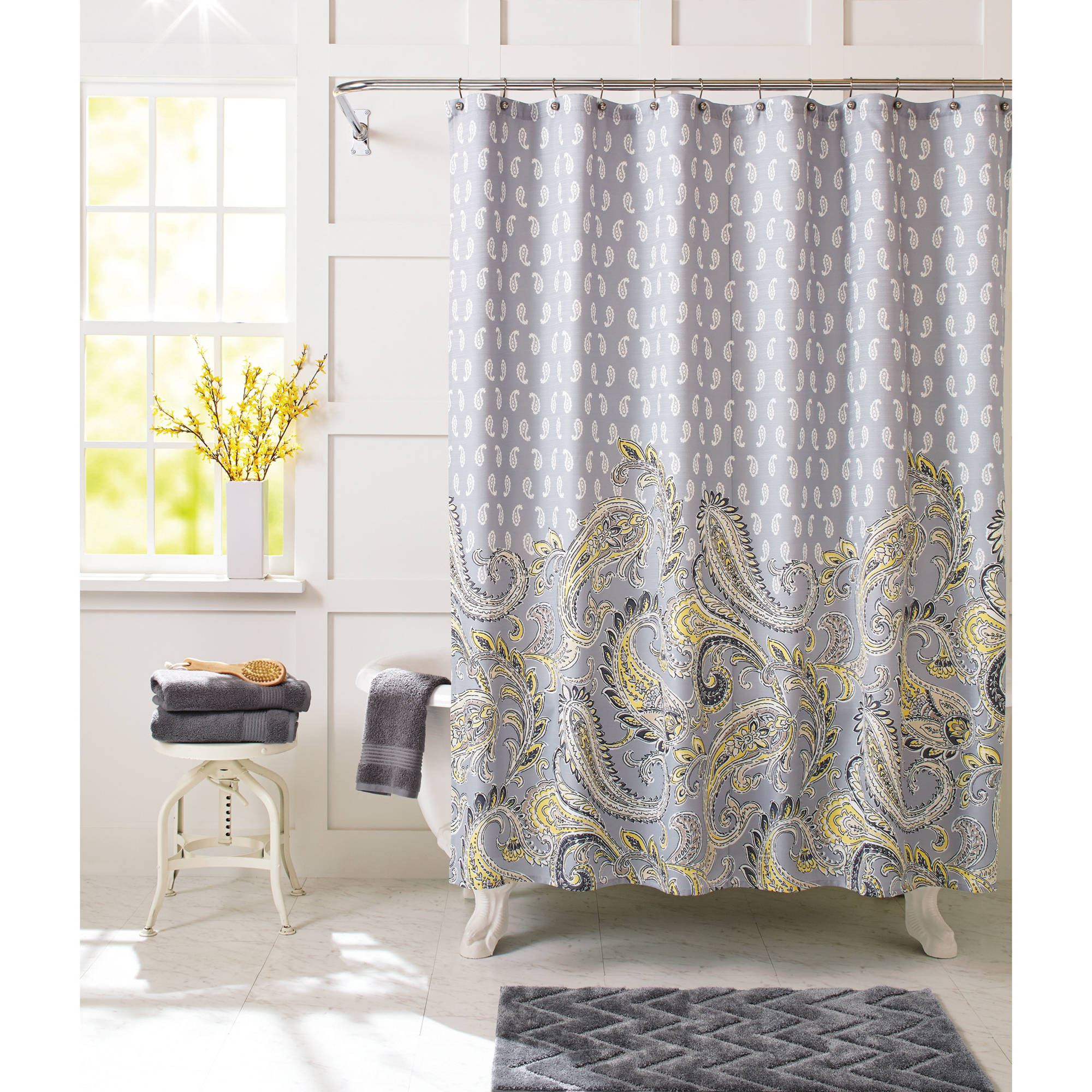 Walmart Bathroom Shower Curtain Sets
 Curtain Walmart Shower Curtain For Cute Your Bathroom