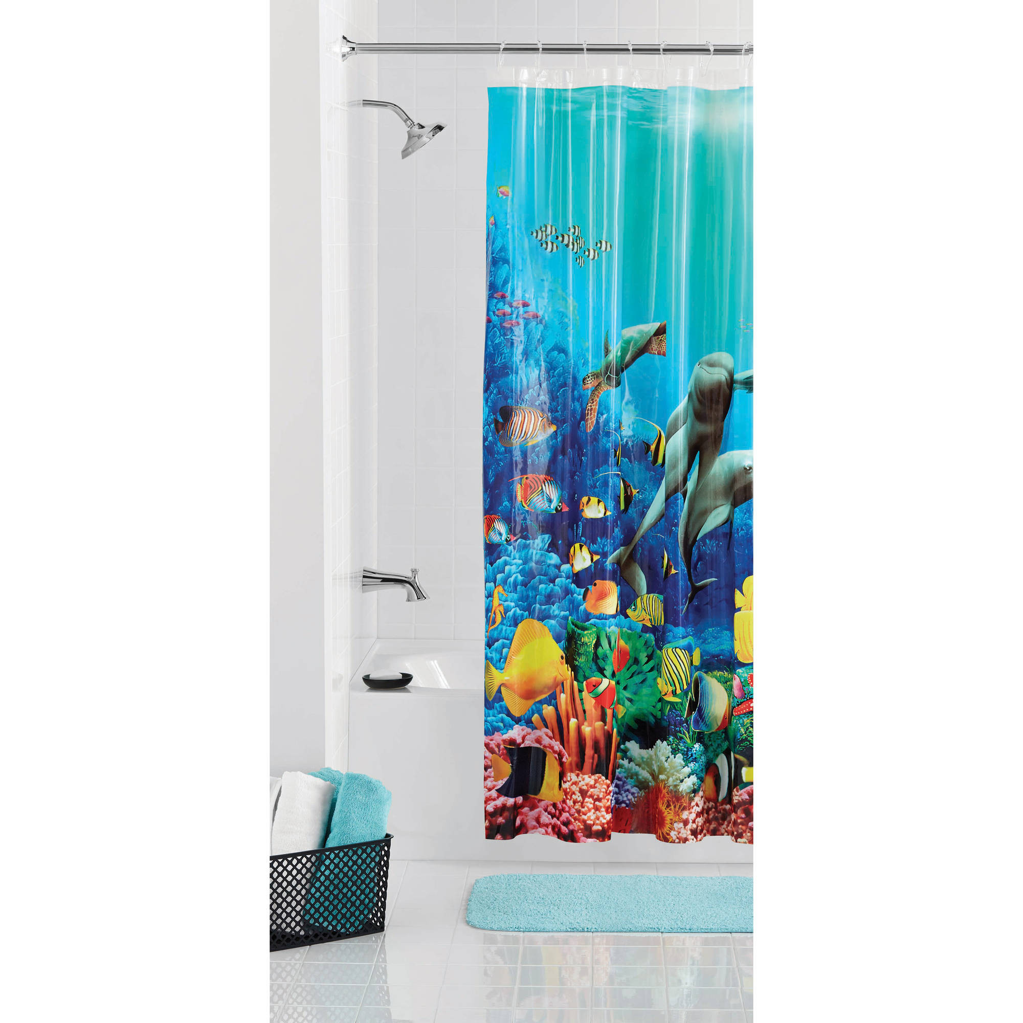 Walmart Bathroom Shower Curtain Sets
 Bathroom Wondrous Shower Curtain Walmart With Alluring