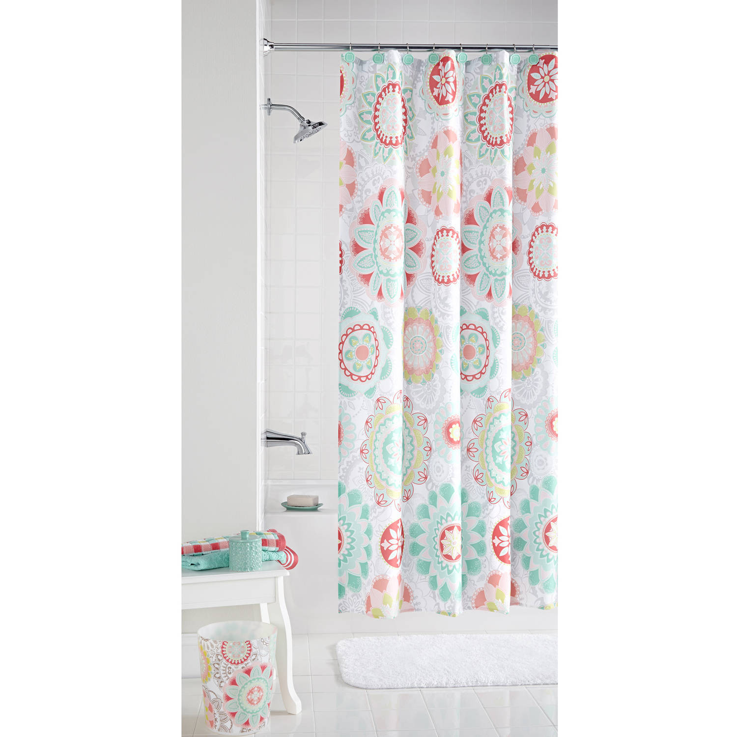 Walmart Bathroom Shower Curtain Sets
 Curtain Walmart Shower Curtain For Cute Your Bathroom