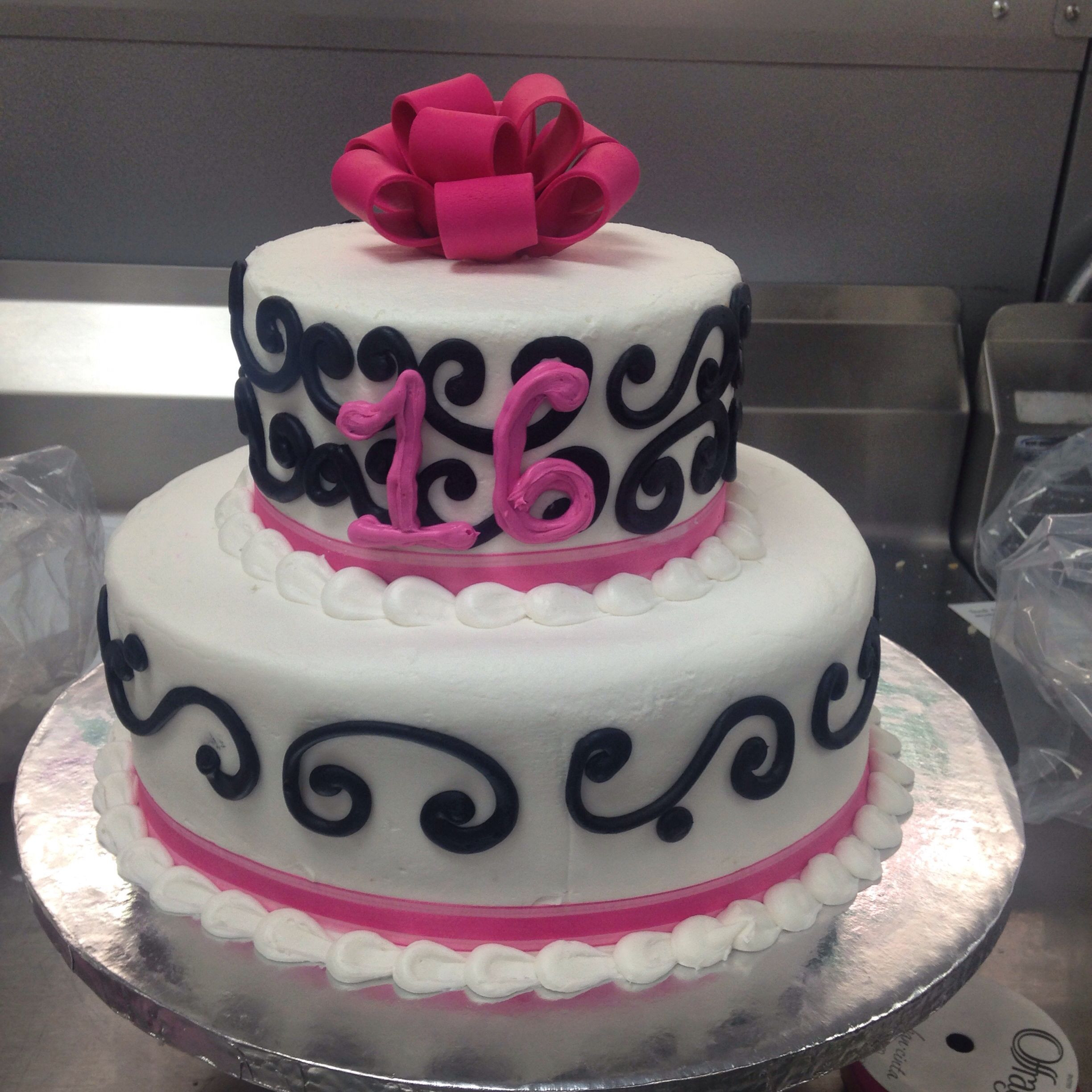 Walmart Birthday Cake Prices
 Two tier custom cake Buttercream frosting walmart cake