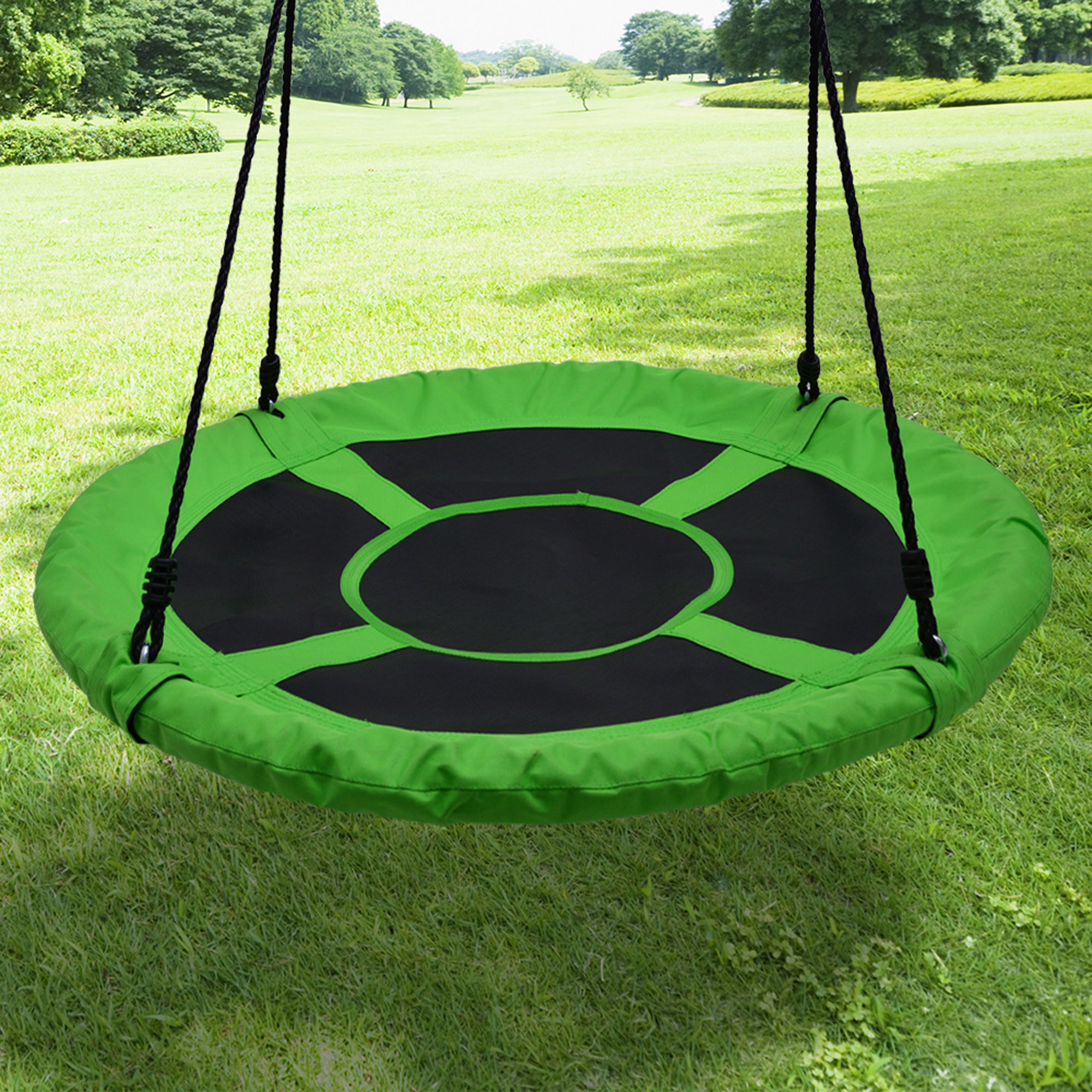 Walmart Kids Swing
 IMAGE Saucer Swing Playground Platform Swing Nylon Rope