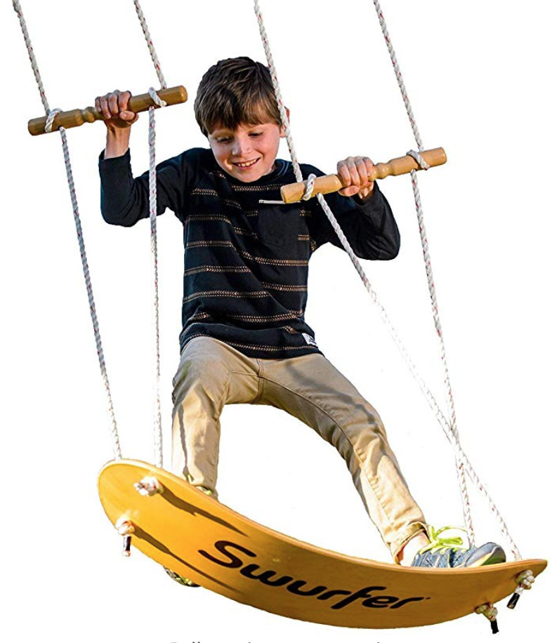 Walmart Kids Swing
 Swurfer The Original Stand Up Surfing Swing Wooden