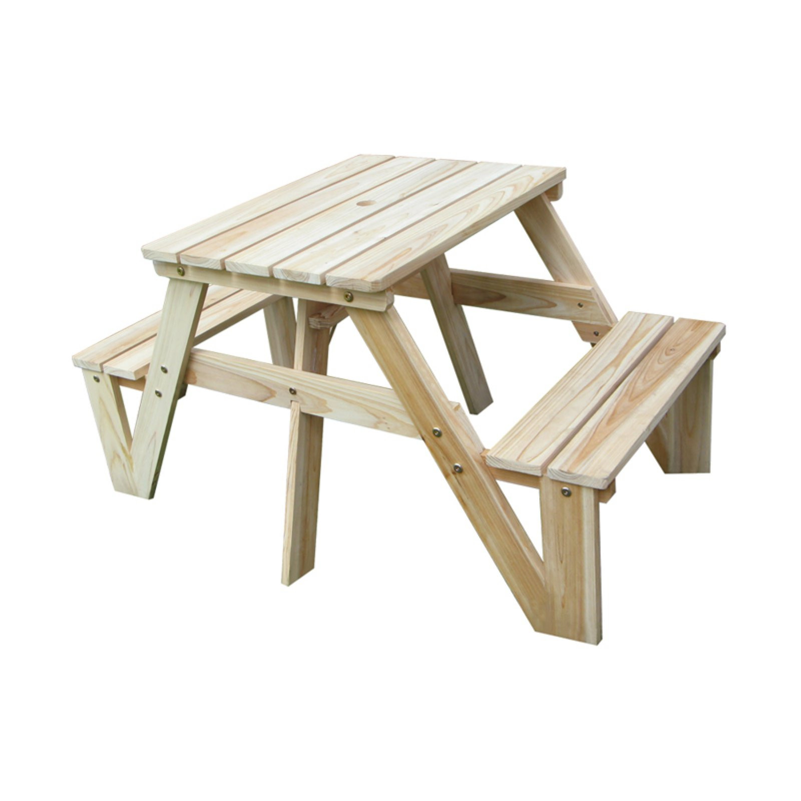 Walmart Kids Table
 Kids Picnic Table Natural Walmart