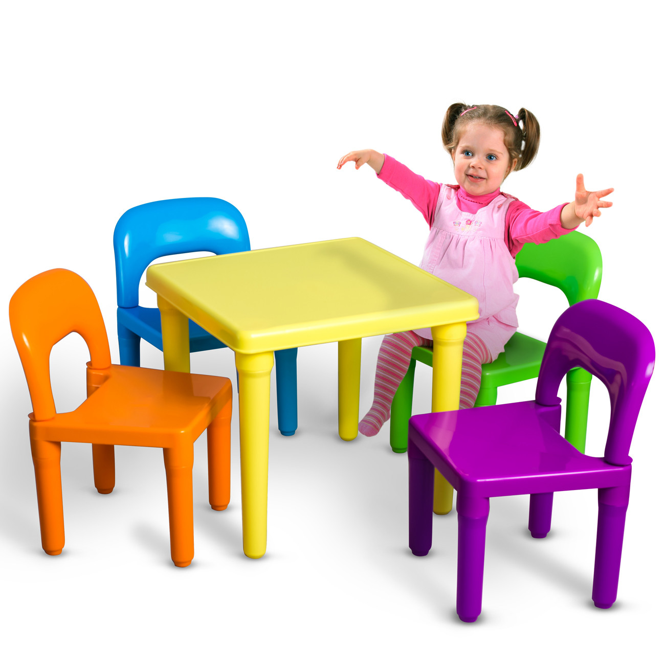 Walmart Kids Table
 OxGord Kids Table And Chairs Play Set For Toddler Child