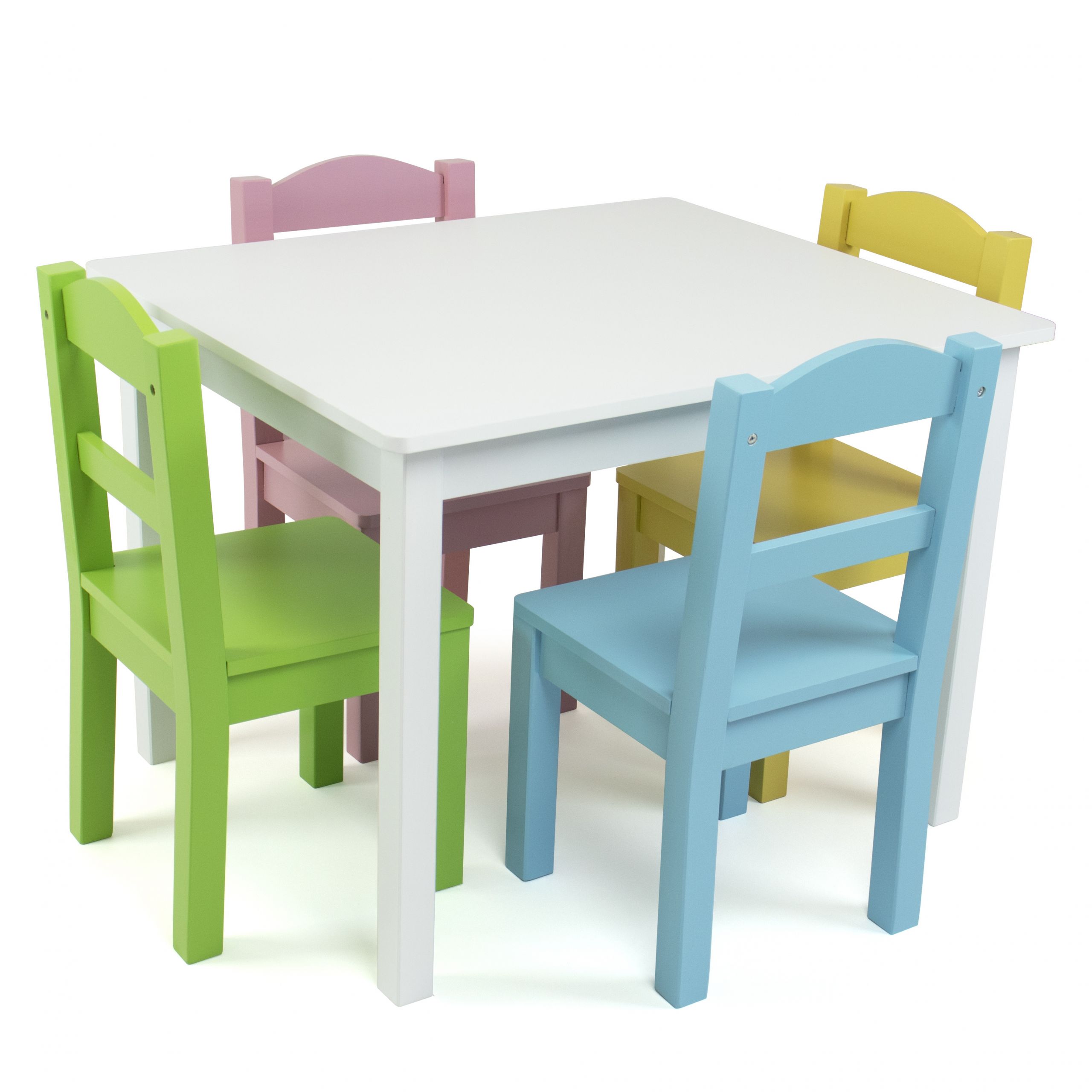 Walmart Kids Table
 Tot Tutors Kids Wood Table and 4 Chairs Set Multiple