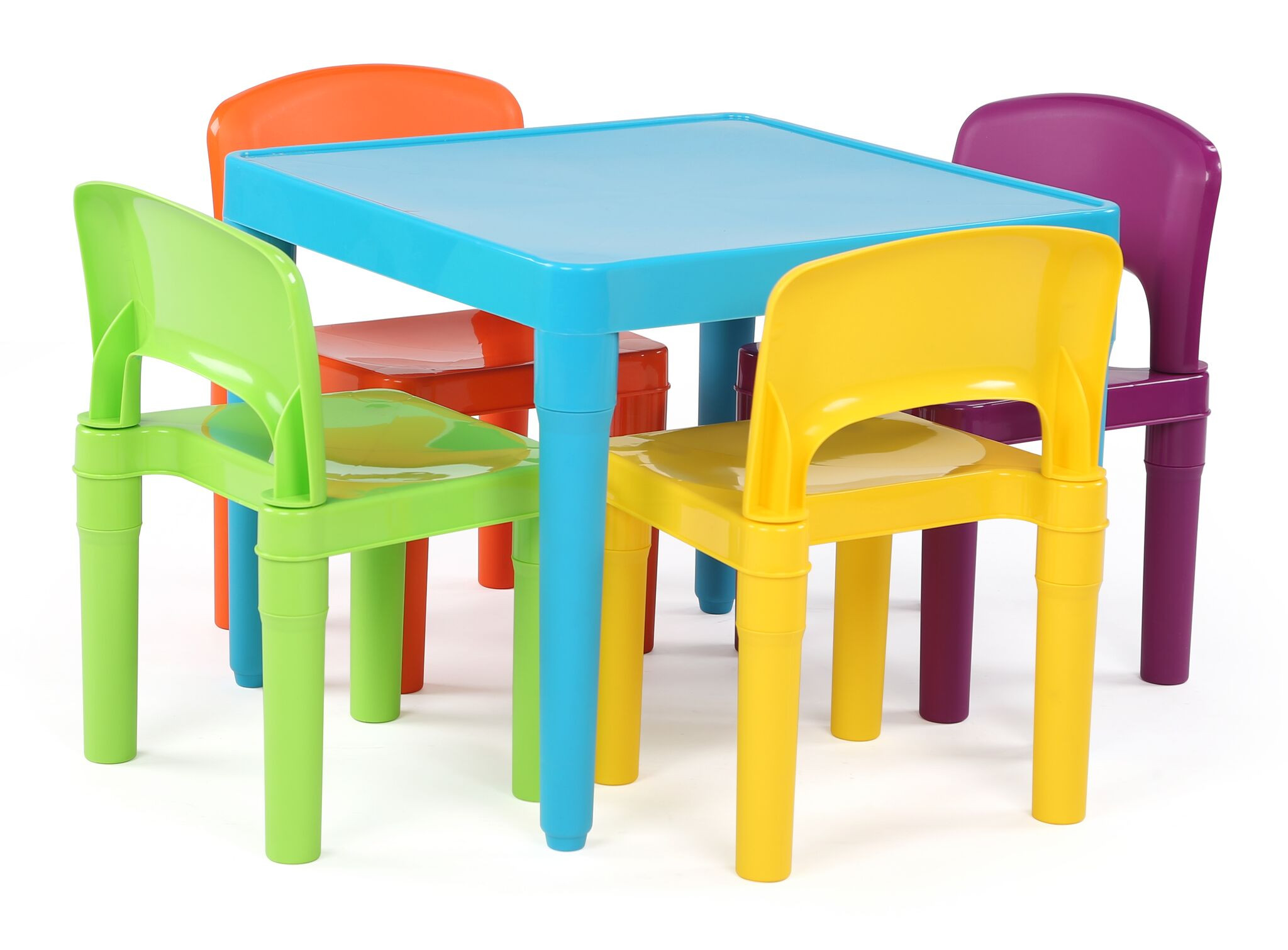 Walmart Kids Table
 Tot Tutors Playtime Kids Plastic Table and 4 Chairs Set