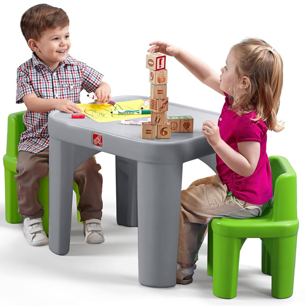 Walmart Kids Table
 Step2 Mighty My Size Kids Plastic Table and Chairs Set