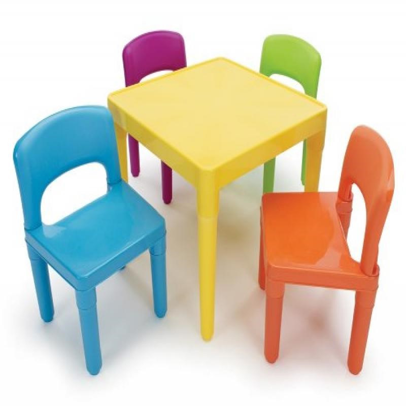 Walmart Kids Table
 Tot Tutors Kids Table and 4 Chair Set Plastic Walmart