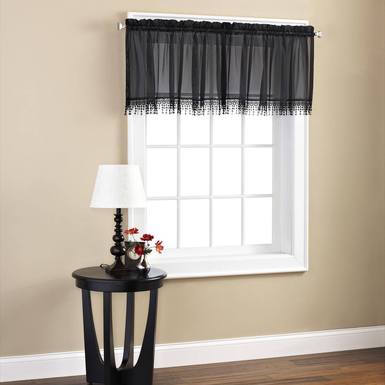 Walmart Kitchen Curtains Valances
 Curtain Curtains At Walmart For Elegant Home Accessories