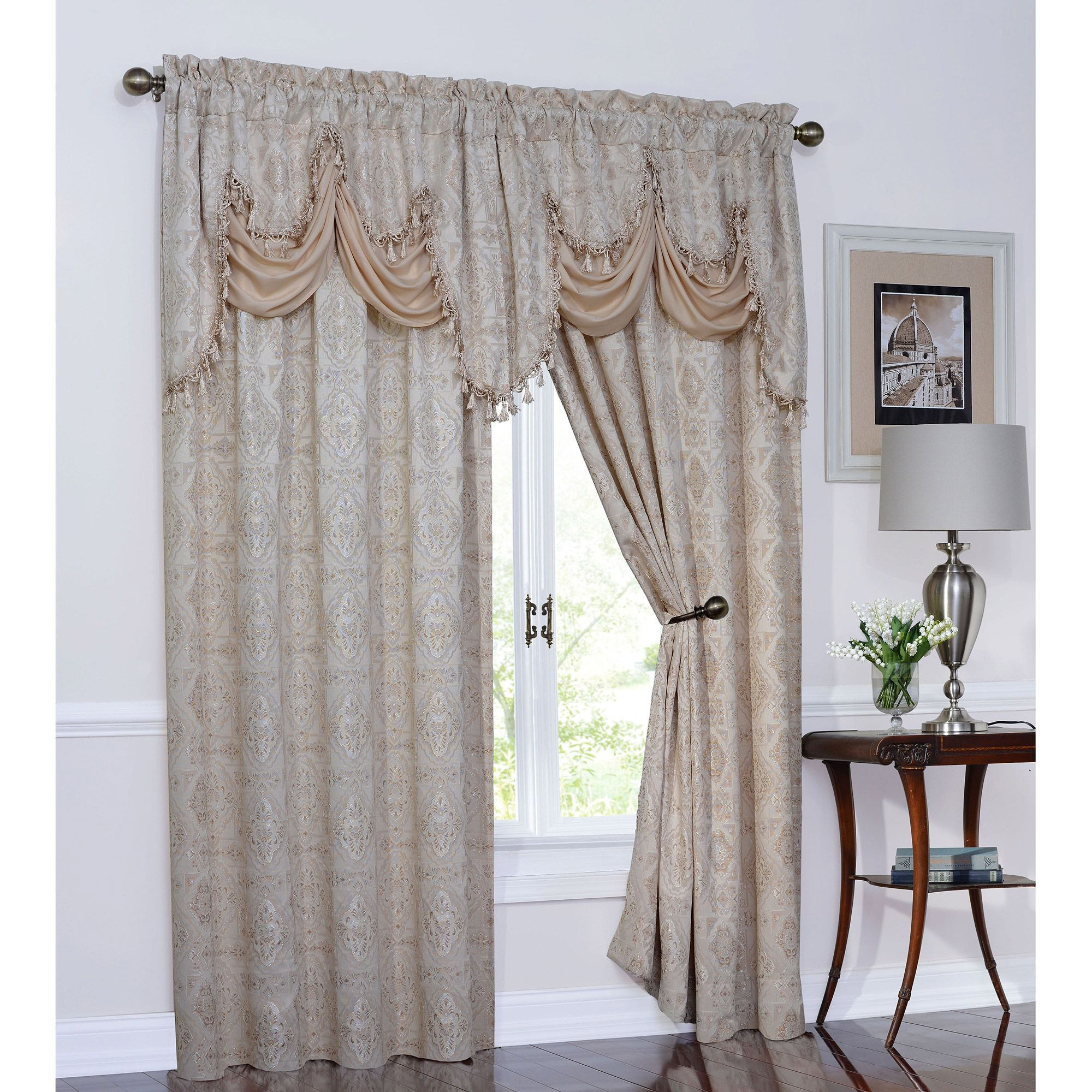 Walmart Kitchen Curtains Valances
 Decorating Make Your Window More Luxury With Walmart