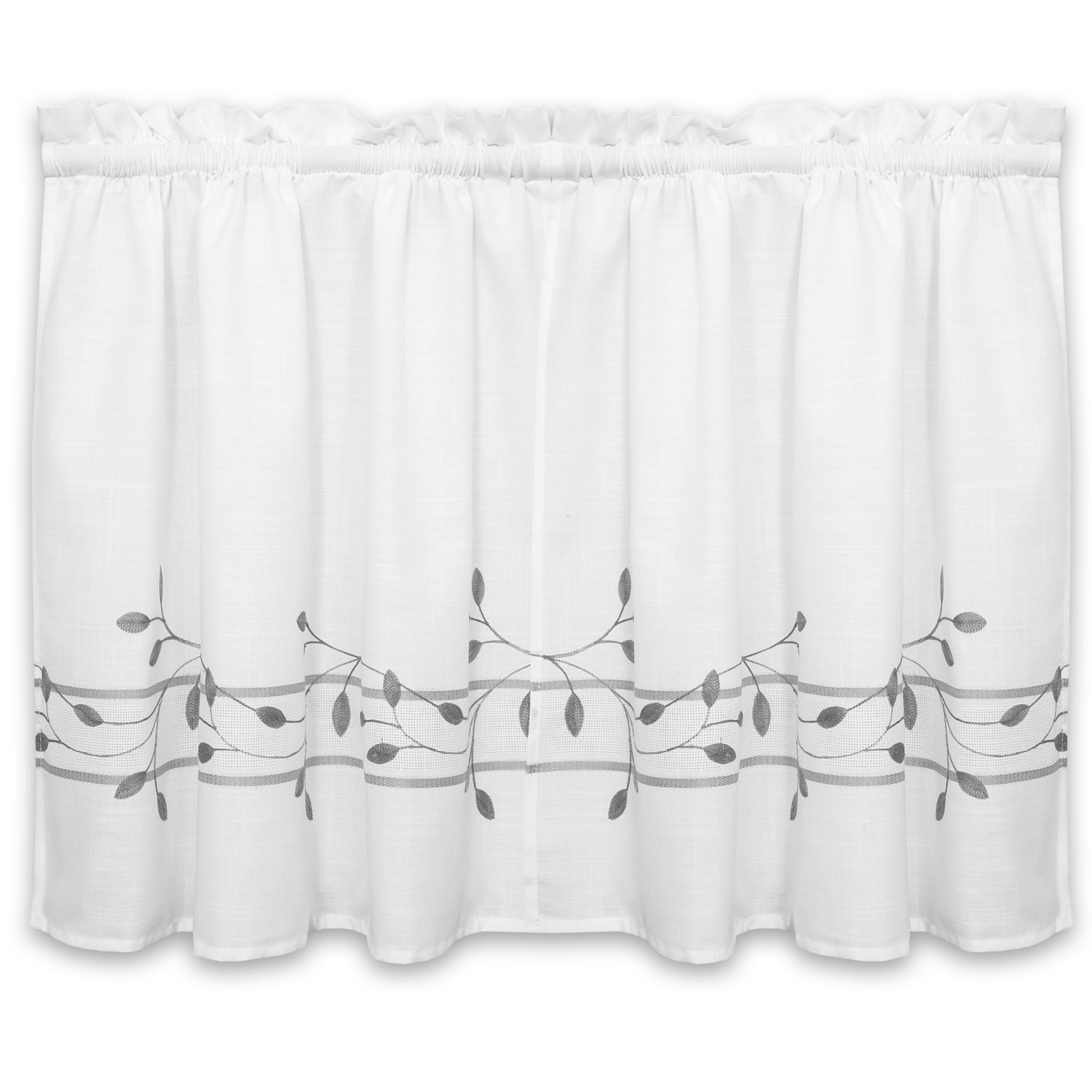 Walmart Kitchen Curtains Valances
 Trellis Scrolling Leaf Pattern Kitchen Window Curtain