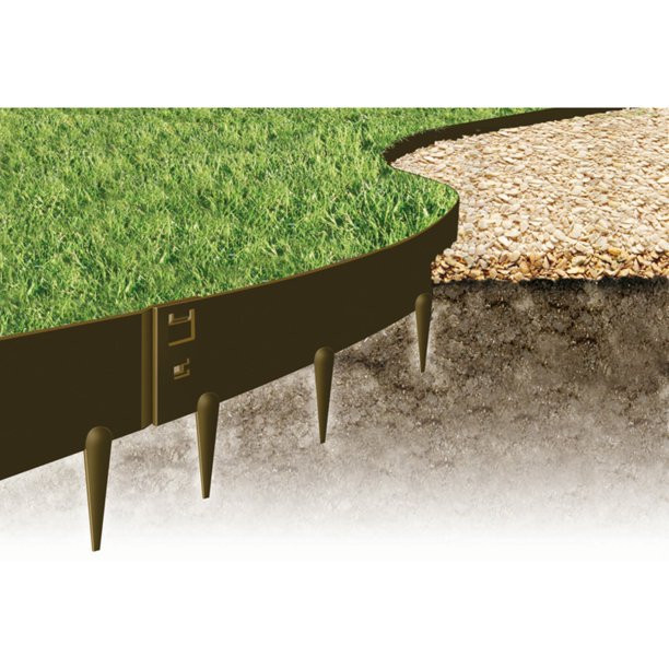 Walmart Landscape Edging
 EverEdge 16 25 ft Lawn Edging Walmart Walmart