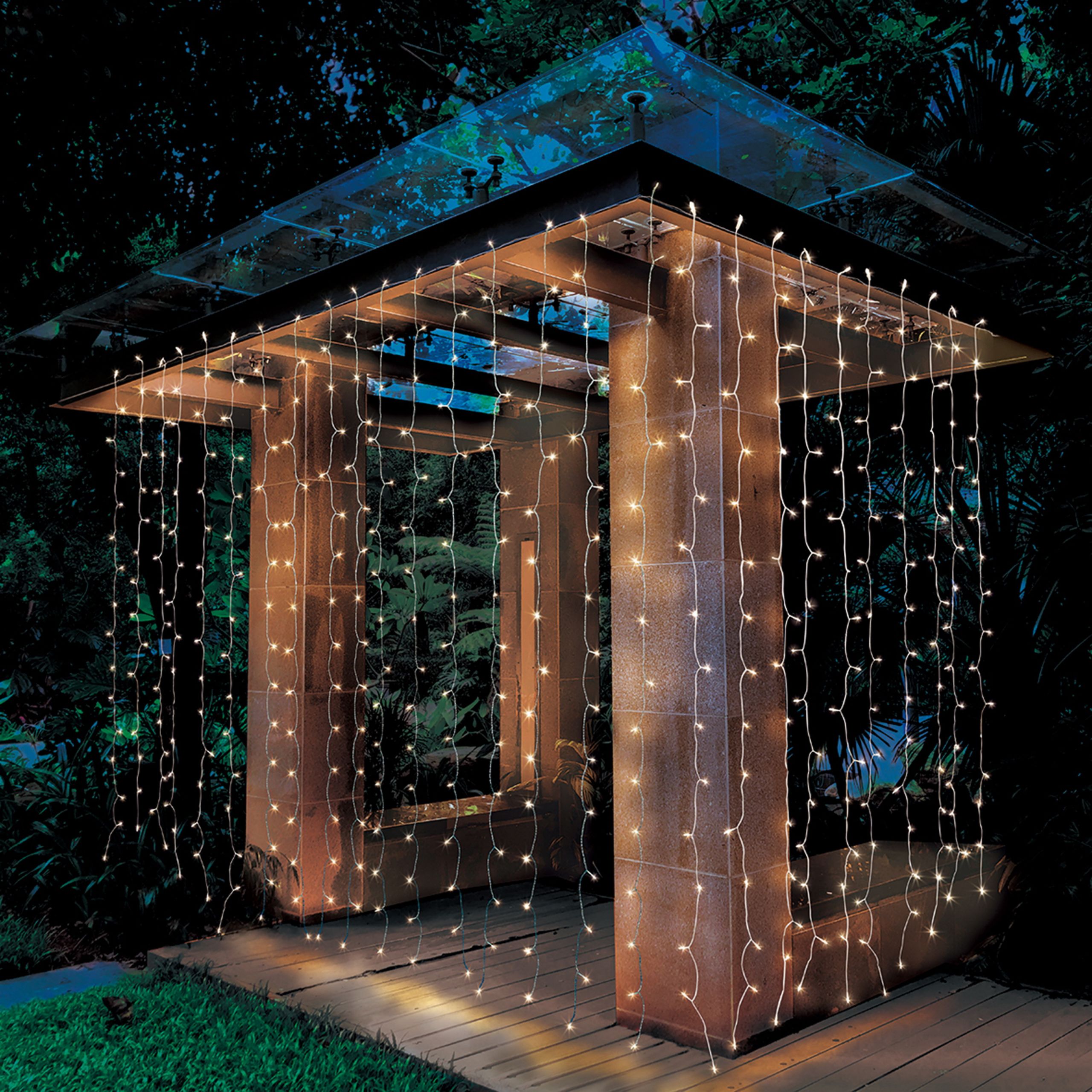 Walmart Landscape Lighting
 Better Homes & Gardens Outdoor LED Curtain Lights