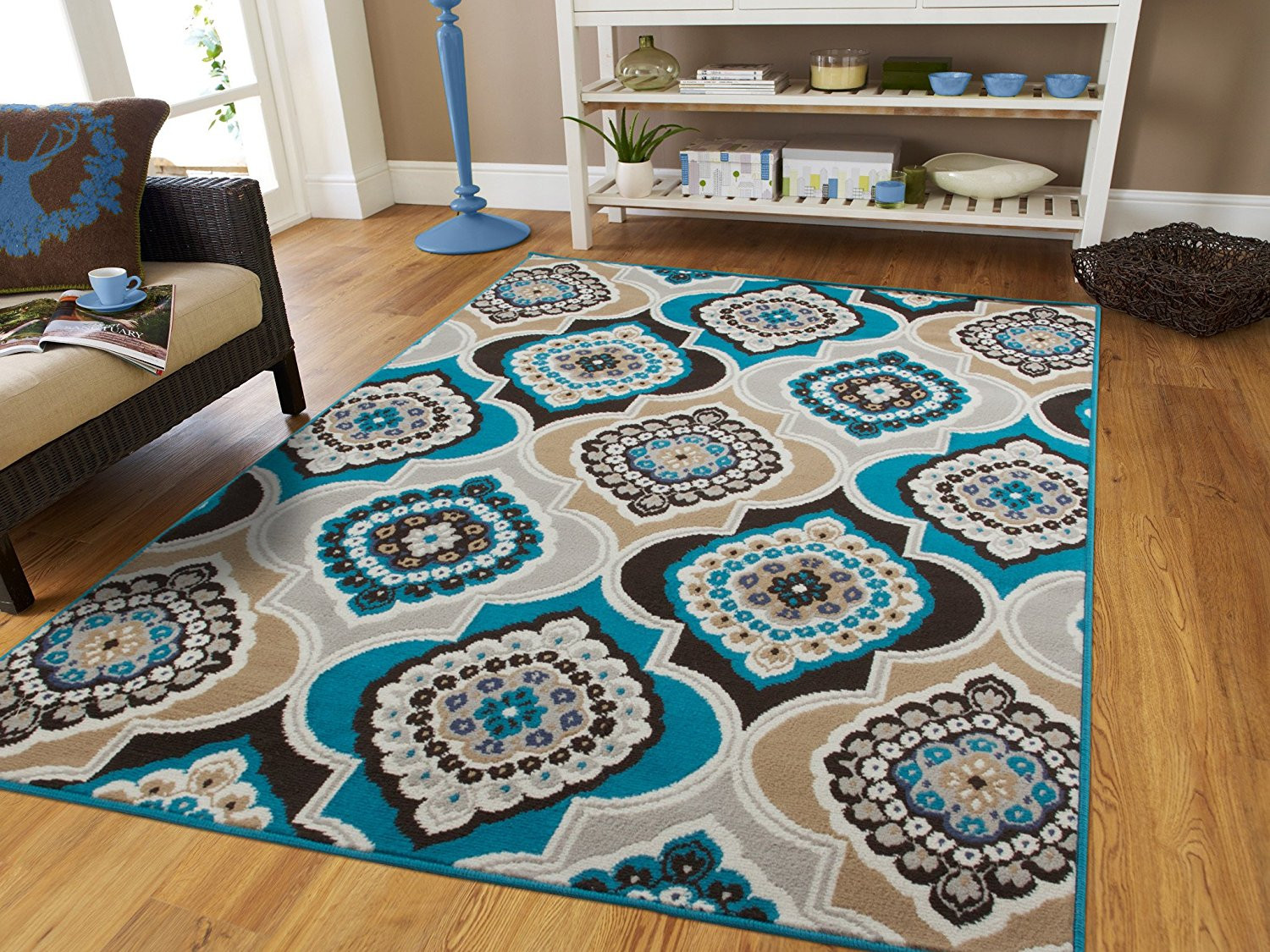 Walmart Living Room Area Rugs
 Century Rugs Area RugsBlue 8x10 Rugs for Living room 8x10